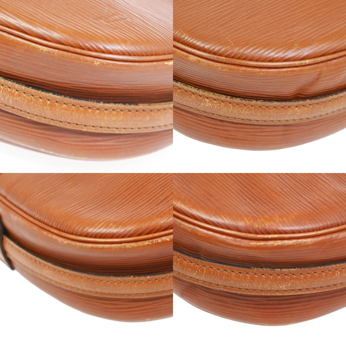 LOUIS VUITTON Jeune Fille Shoulder Bag Epi Leather Brown France M52153 65KC726