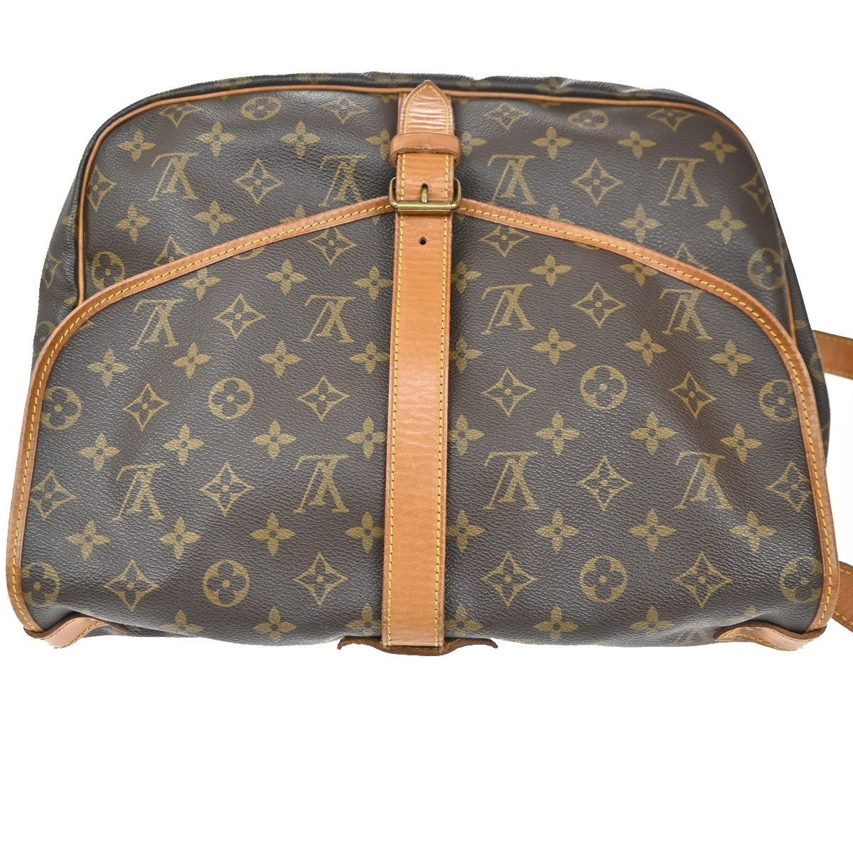 LOUIS VUITTON Saumur 35 Shoulder Bag Monogram Leather BN France M42254 84KC171