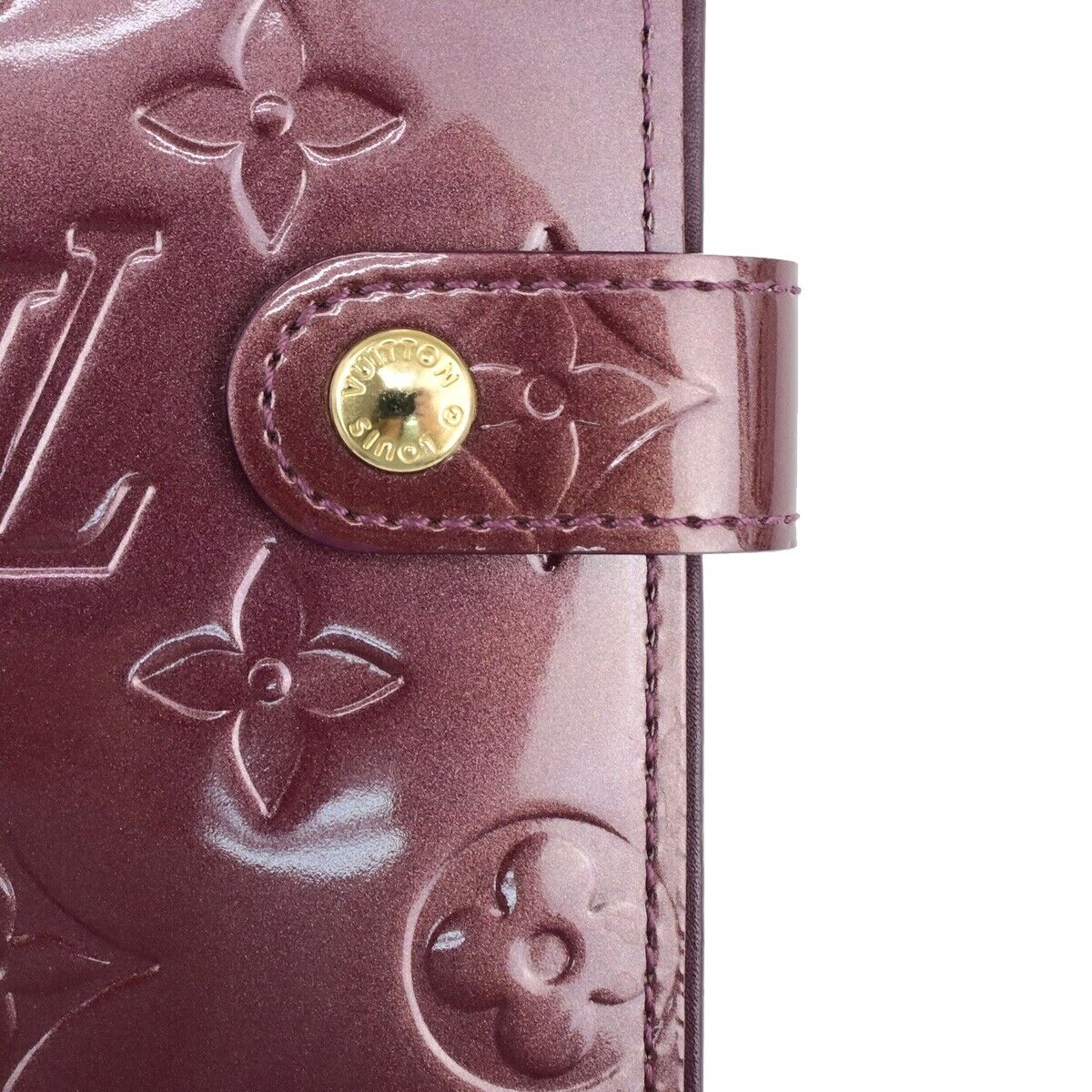 LOUIS VUITTON Agenda PM Day Planner Cover Monogram Vernis PE R21050 60FB243