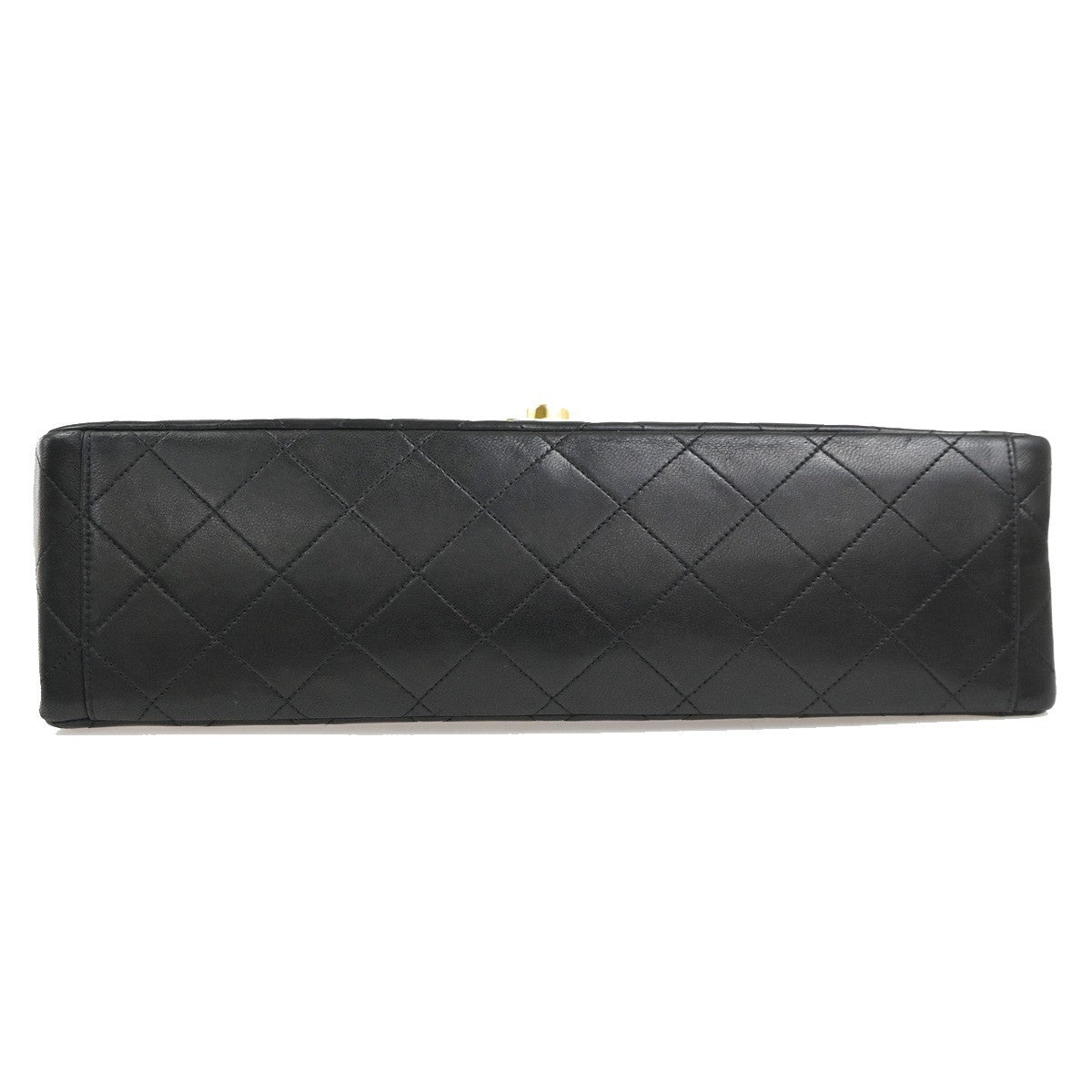 CHANEL CC Maxi Jumbo Matelasse 34 Chain Shoulder Bag Leather BK France 827RQ039