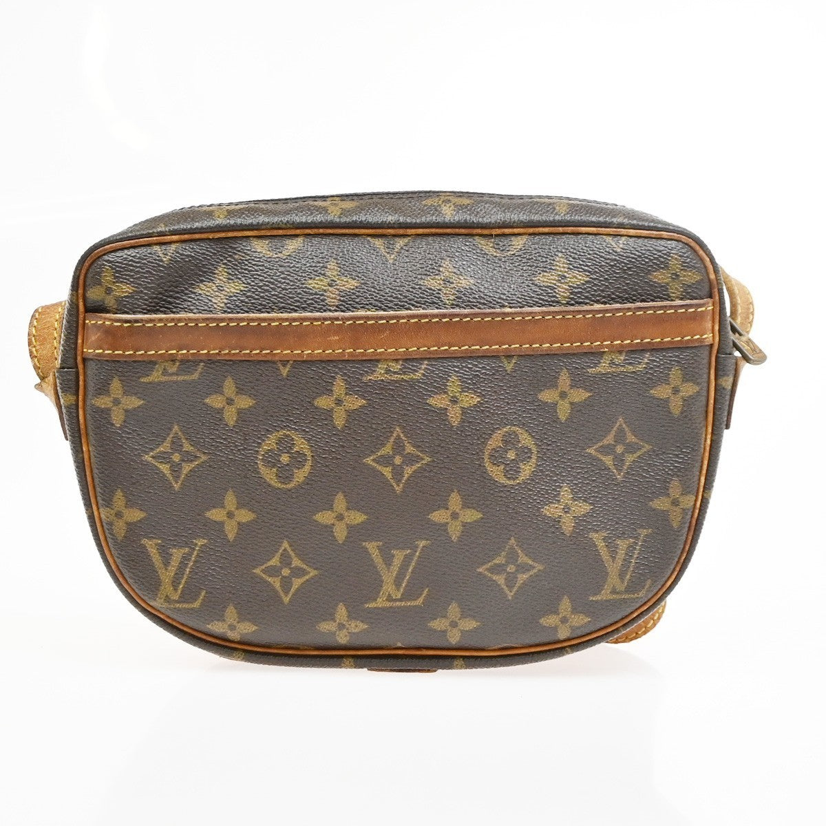 LOUIS VUITTON Jeune Fille PM Shoulder Bag Monogram Leather Brown M51227 61PA071