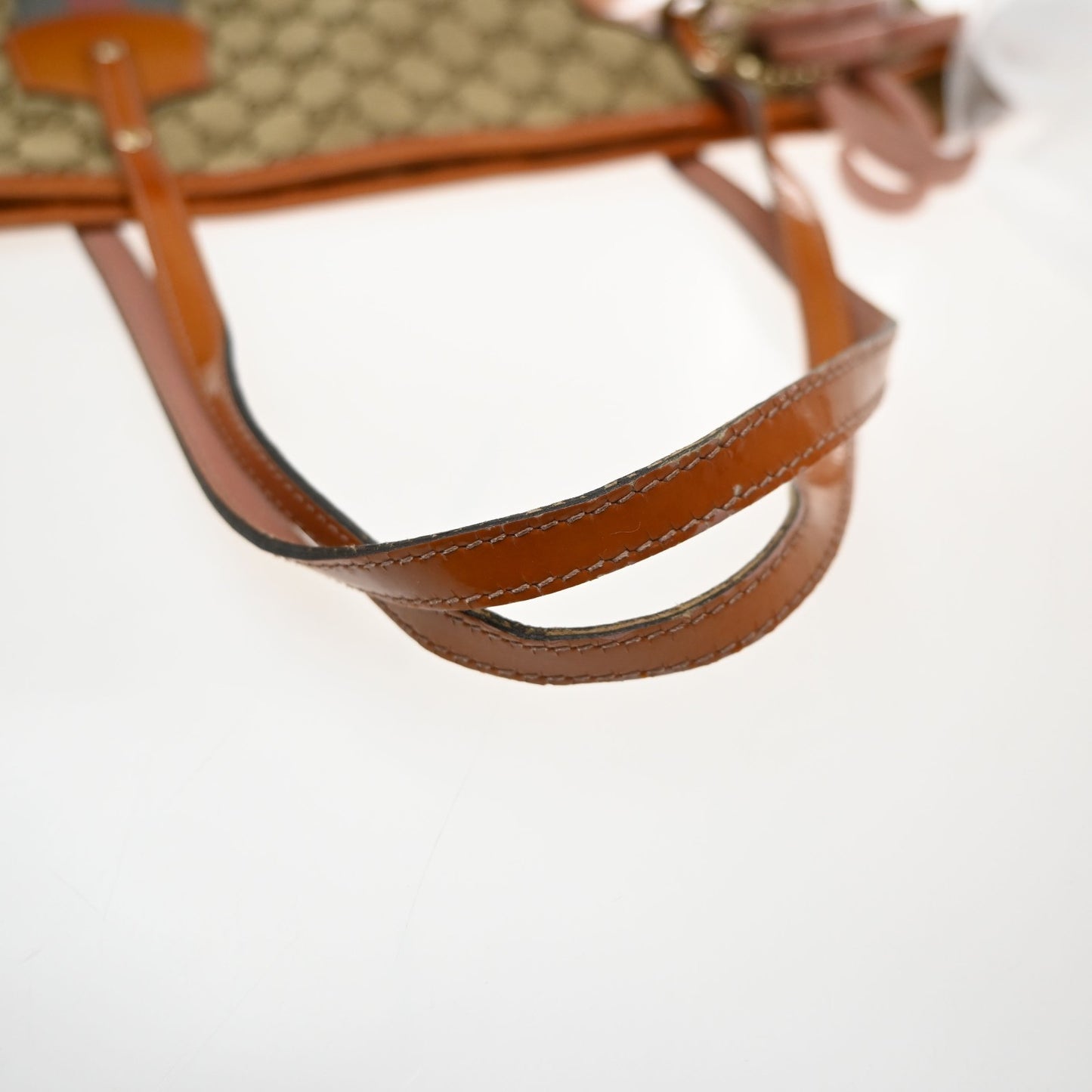 GUCCI GG Jolie Charms Shoulder Tote Bag Canvas Patent Leather BN Italy 04KD070