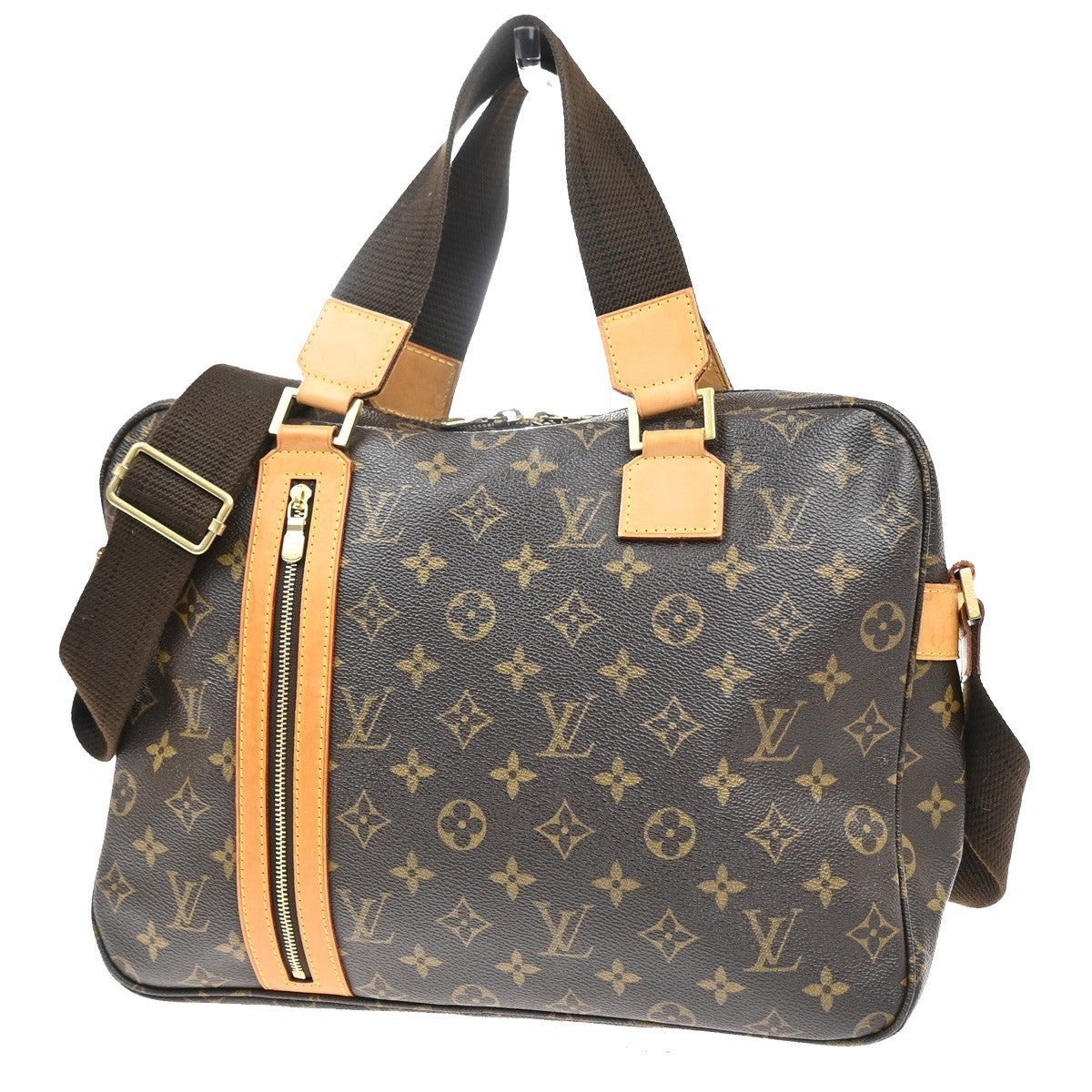 LOUIS VUITTON Sac Bosphore 2Way Hand Bag Monogram Leather Brown M40043 40MA582