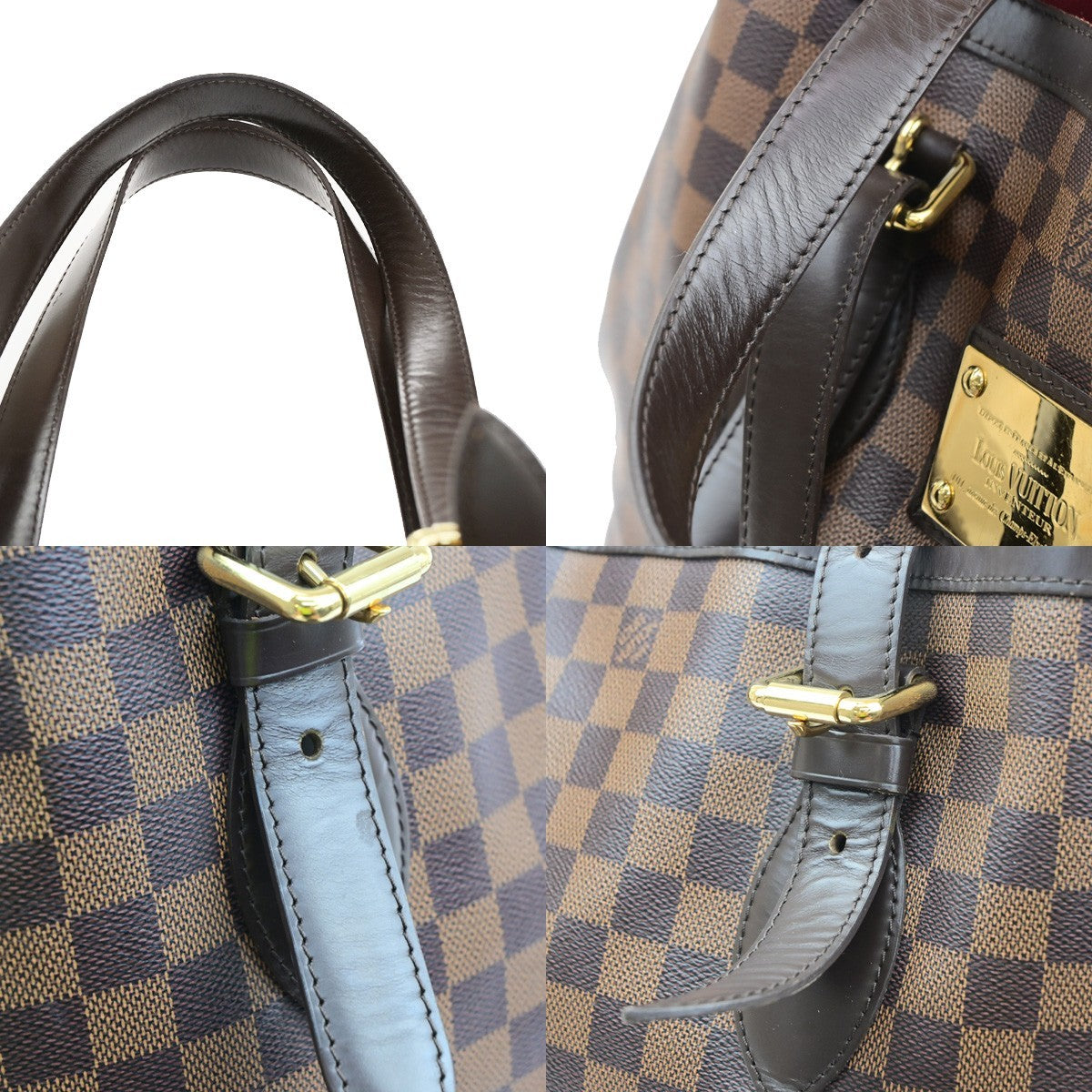LOUIS VUITLOUIS VUITTON Hampstead MM Shoulder Bag Damier Leather N51204 15MA696