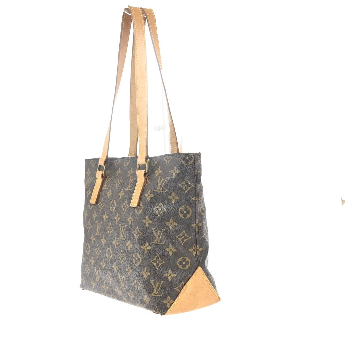 LOUIS VUITTON Cabas Piano Shoulder Bag Monogram Leather Brown M51148 84MA448