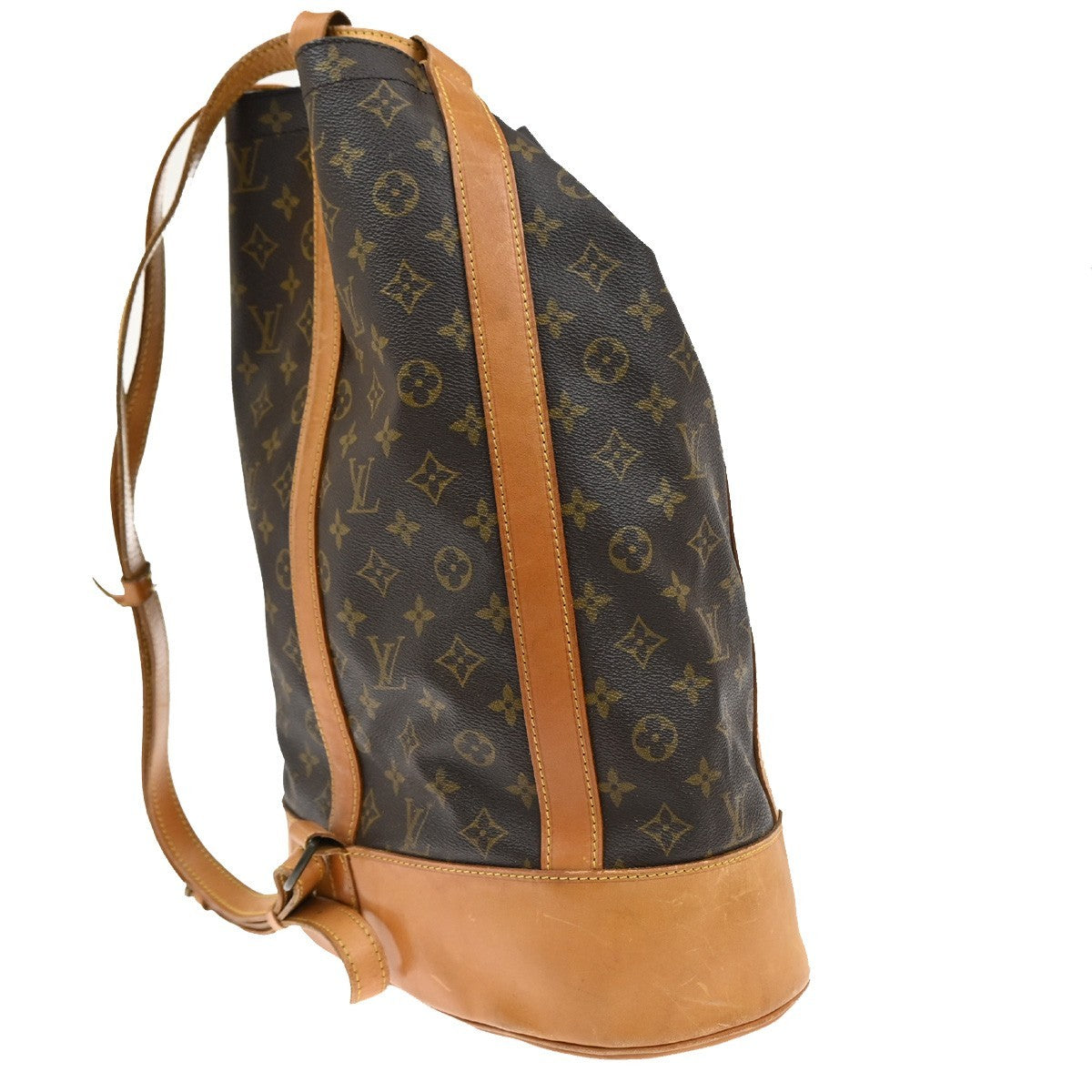 LOUIS VUITTON LV Randonnee GM Shoulder Bag Monogram Leather Brown M42244 81CA080