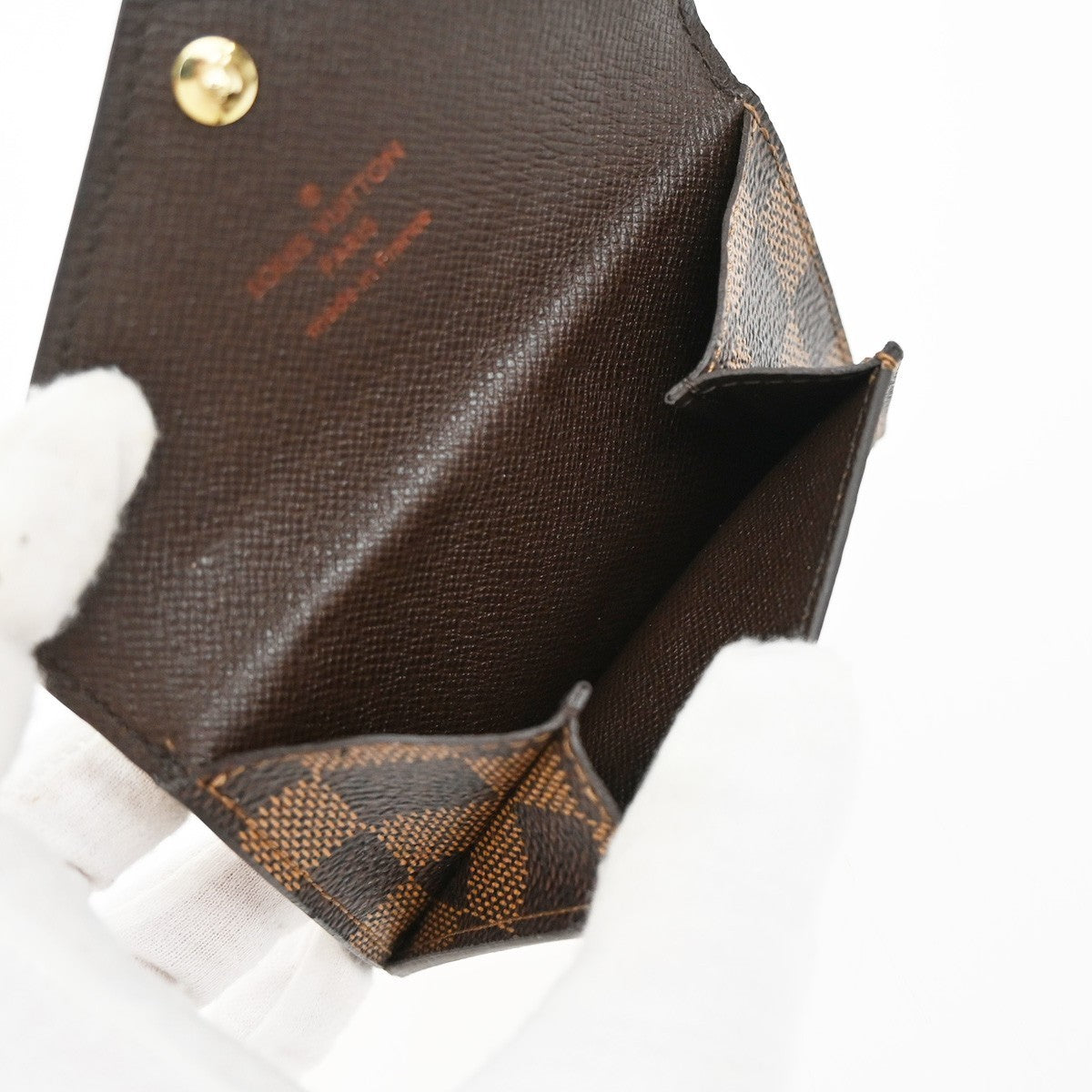 LOUIS VUITTON Portefeuille Origami Compact Wallet Damier Brown N63099 34RF681