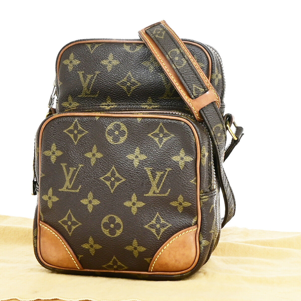 LOUIS VUITTON Amazon Crossbody Shoulder Bag Monogram Leather BN M45236 31YF053