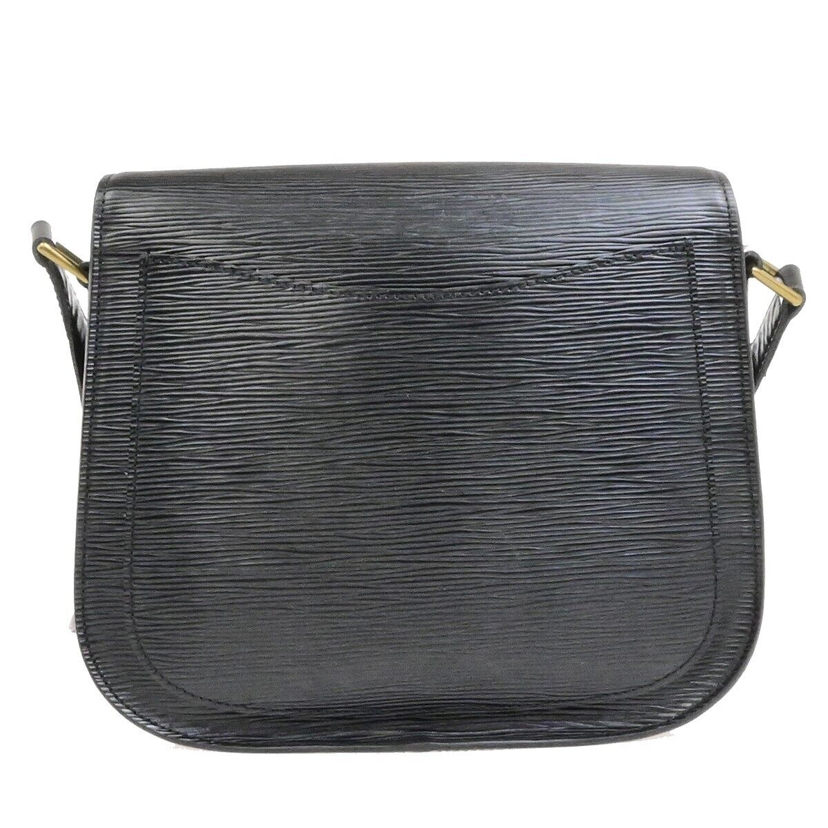 LOUIS VUITTON LV Saint Cloud GM Shoulder Bag Epi Leather Black M52192 36EE089