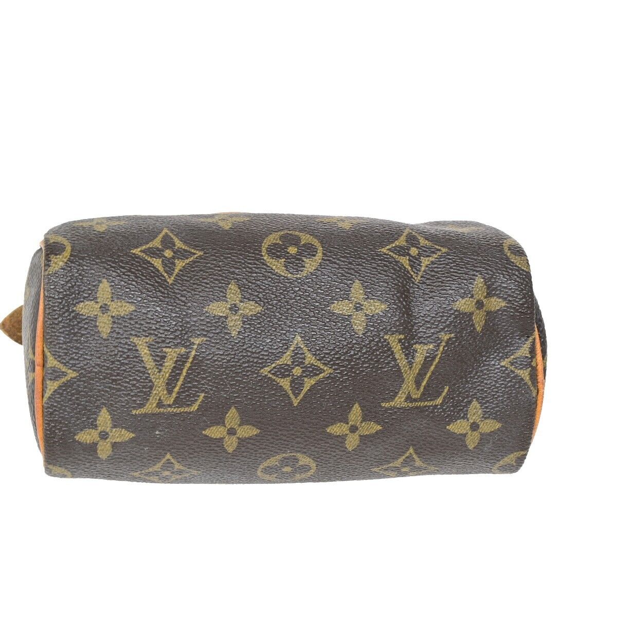 LOUIS VUITTON Mini Speedy Hand Bag Monogram Leather Brown M41534 10EB716
