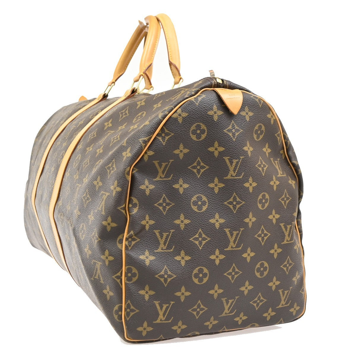 LOUIS VUITTON Keepall 55 Travel Hand Bag Monogram Leather Brown M41424 59PA048