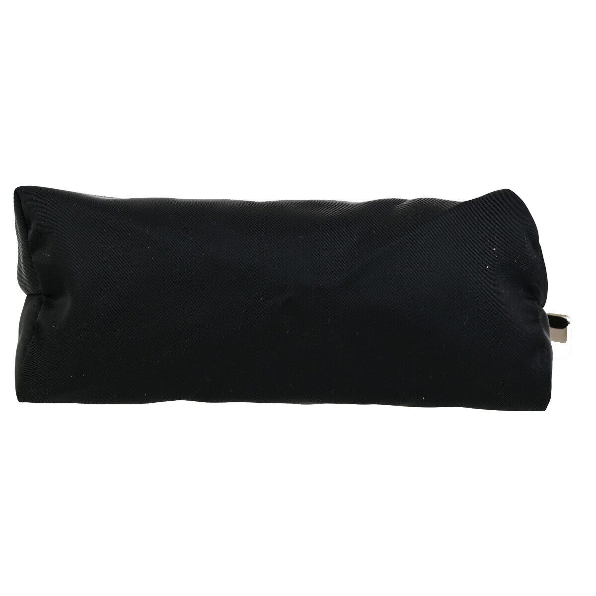 SALVATORE FERRAGAMO Vara Cosmetic Pouch Bag Nylon Leather Black 07KA515