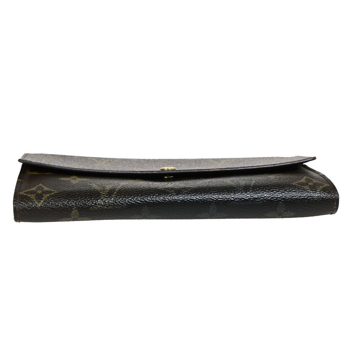 LOUIS VUITTON Logo Portefeuille Sarah Long Wallet Monogram Brown M61734 05EB463