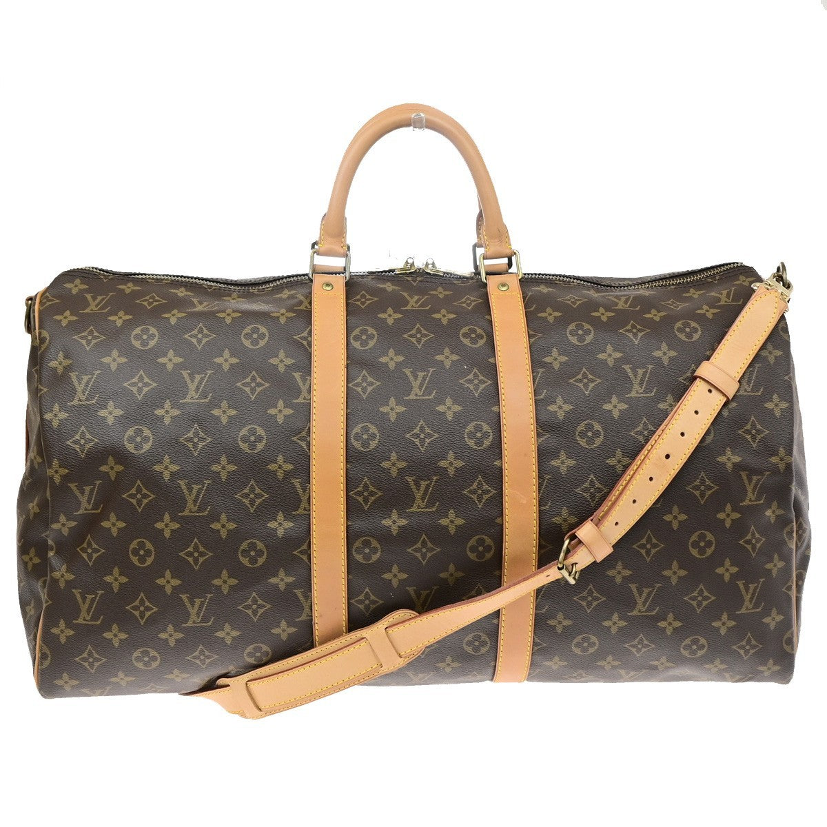 LOUIS VUITTON Keepall Bandouliere 55 Travel Hand Bag Monogram BN M41414 55SA160