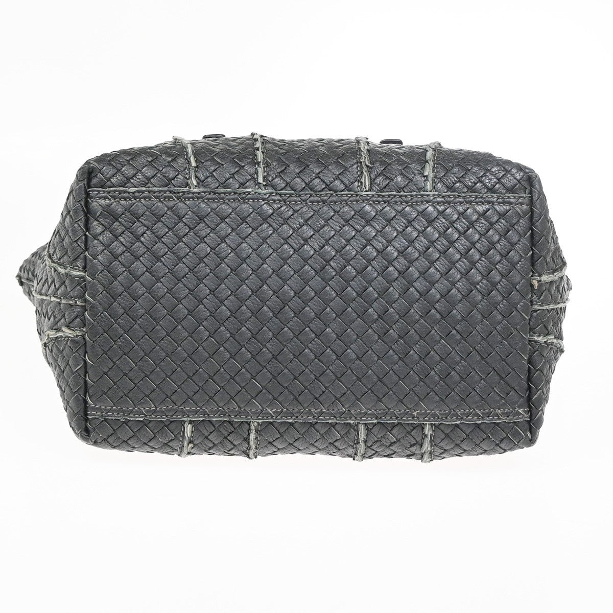 BOTTEGA VENETA Logo Intrecciato Shoulder Bag Vivo Cervo Leather Italy 46YJ055