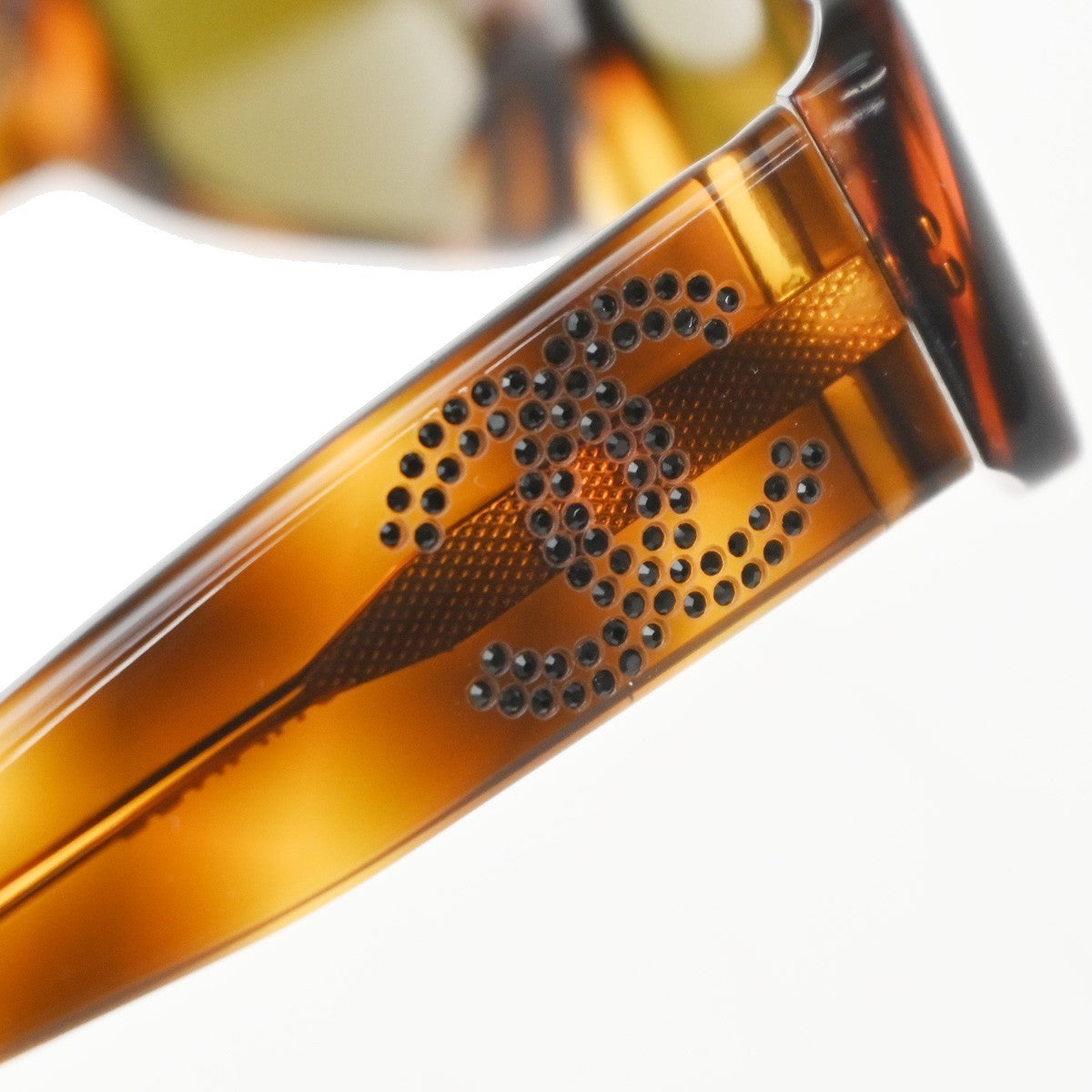 CHANEL CC Logo Sunglasses Eye Wear Plastic Brown GHW Italy 5104-B 63RF983