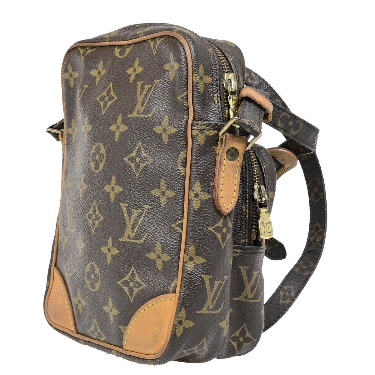 LOUIS VUITTON Amazon Crossbody Shoulder Bag Monogram Leather BN M45236 37EB631