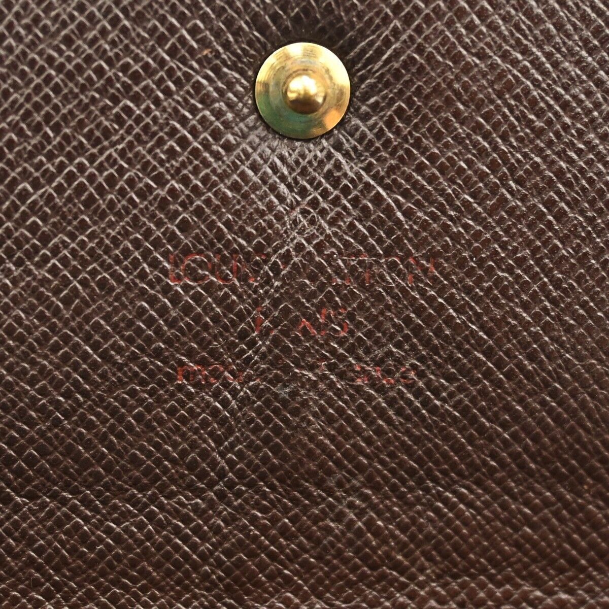 LOUIS VUITTON International Trifold Wallet Damier Leather Brown N61215 09GA185