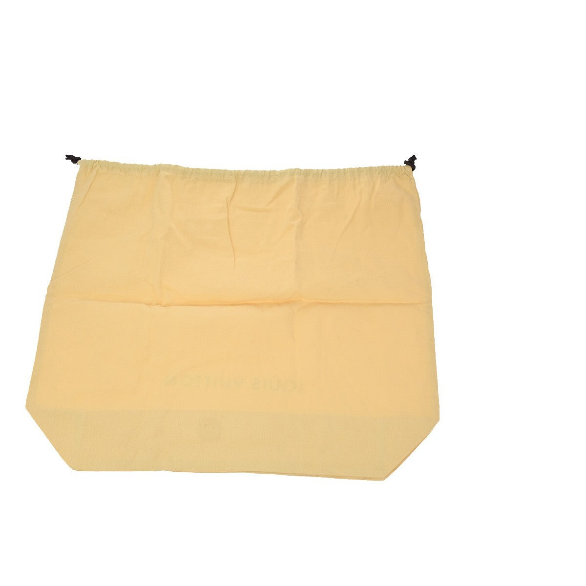 LOUIS VUITTON Logo 10 Set Dust Bag Drawstring Canvas Cotton Beige Brown 09EE128