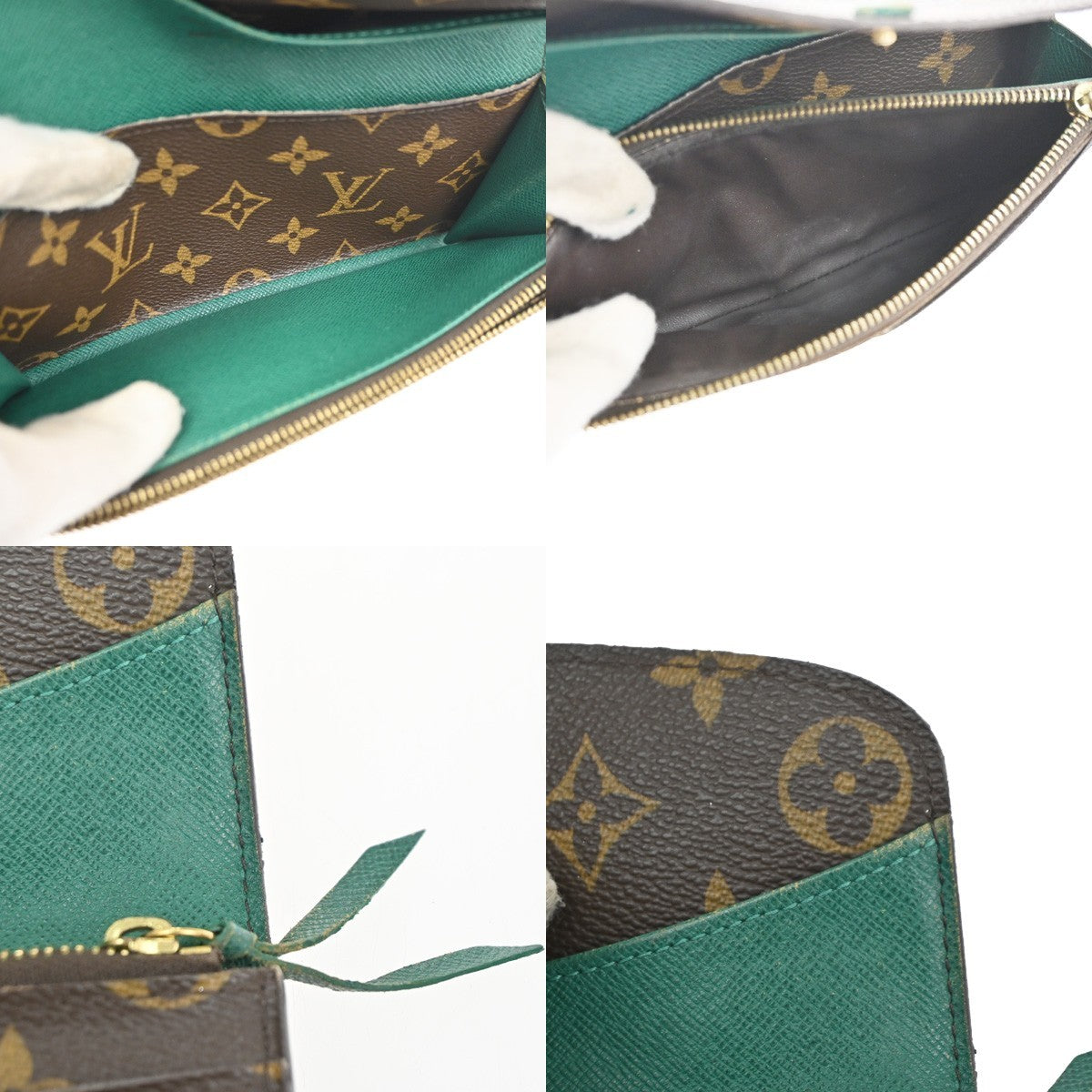 LOUIS VUITTON Portefeuille Emilie Wallet Monogram Leather BN GN M60137 60KD032