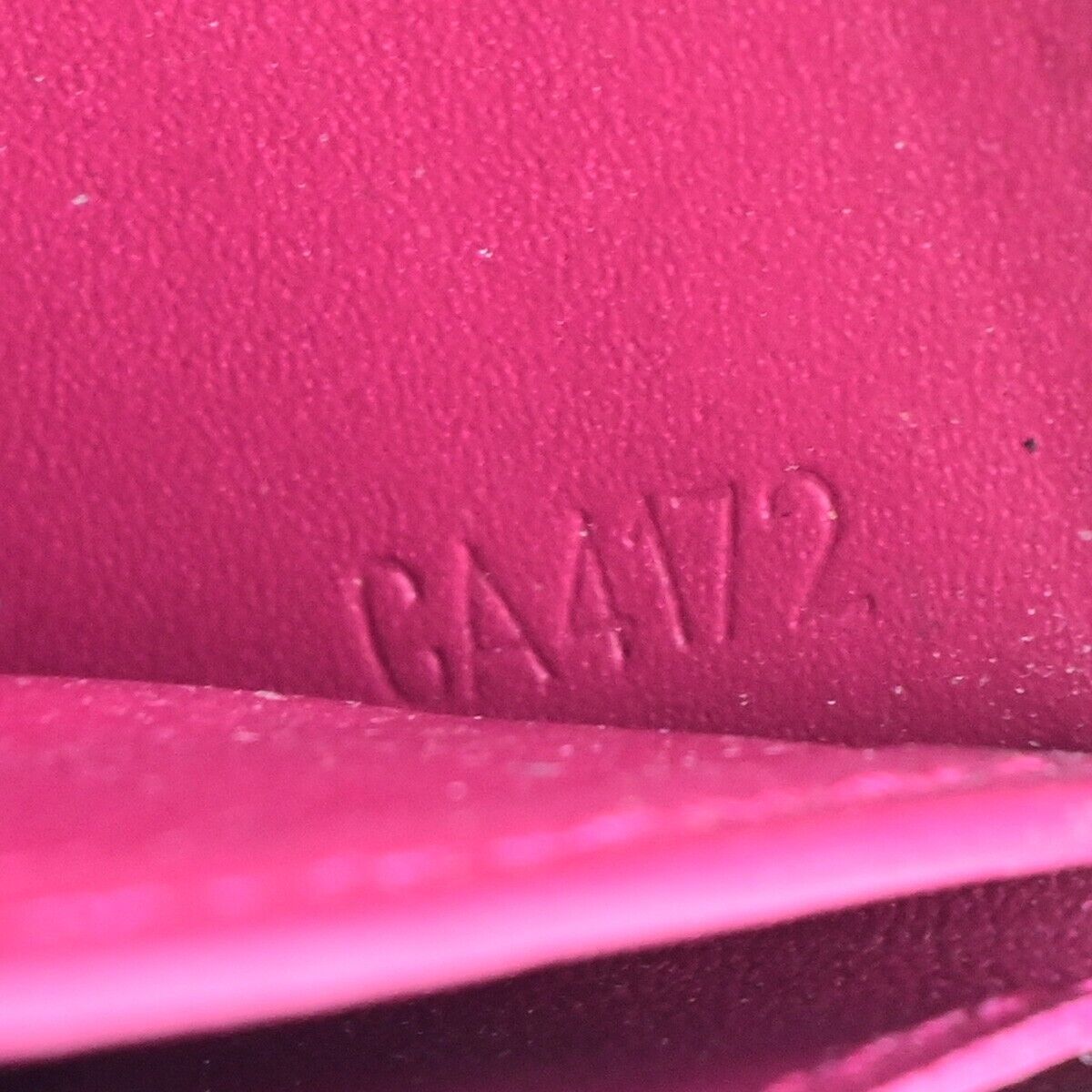 LOUIS VUITTON Long Zippy Wallet Monogram Vernis Leather Pink M91597 09EB261