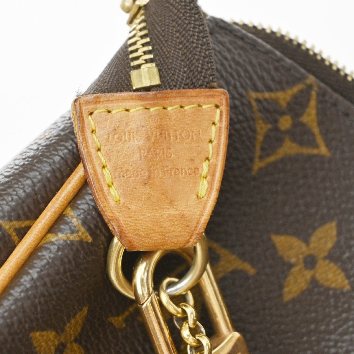 LOUIS VUITTON Eva 2Way Chain Shoulder Bag Monogram Leather Brown M95567 601RQ097