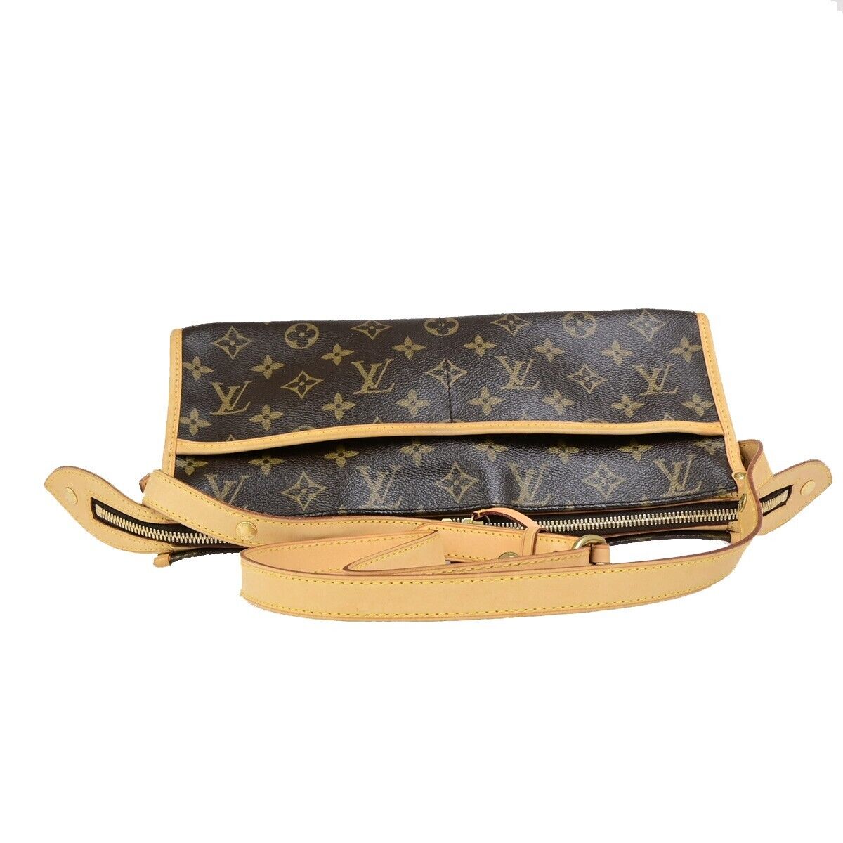 LOUIS VUITTON LV Popincourt Long Shoulder Bag Monogram Brown M40008 24ED186