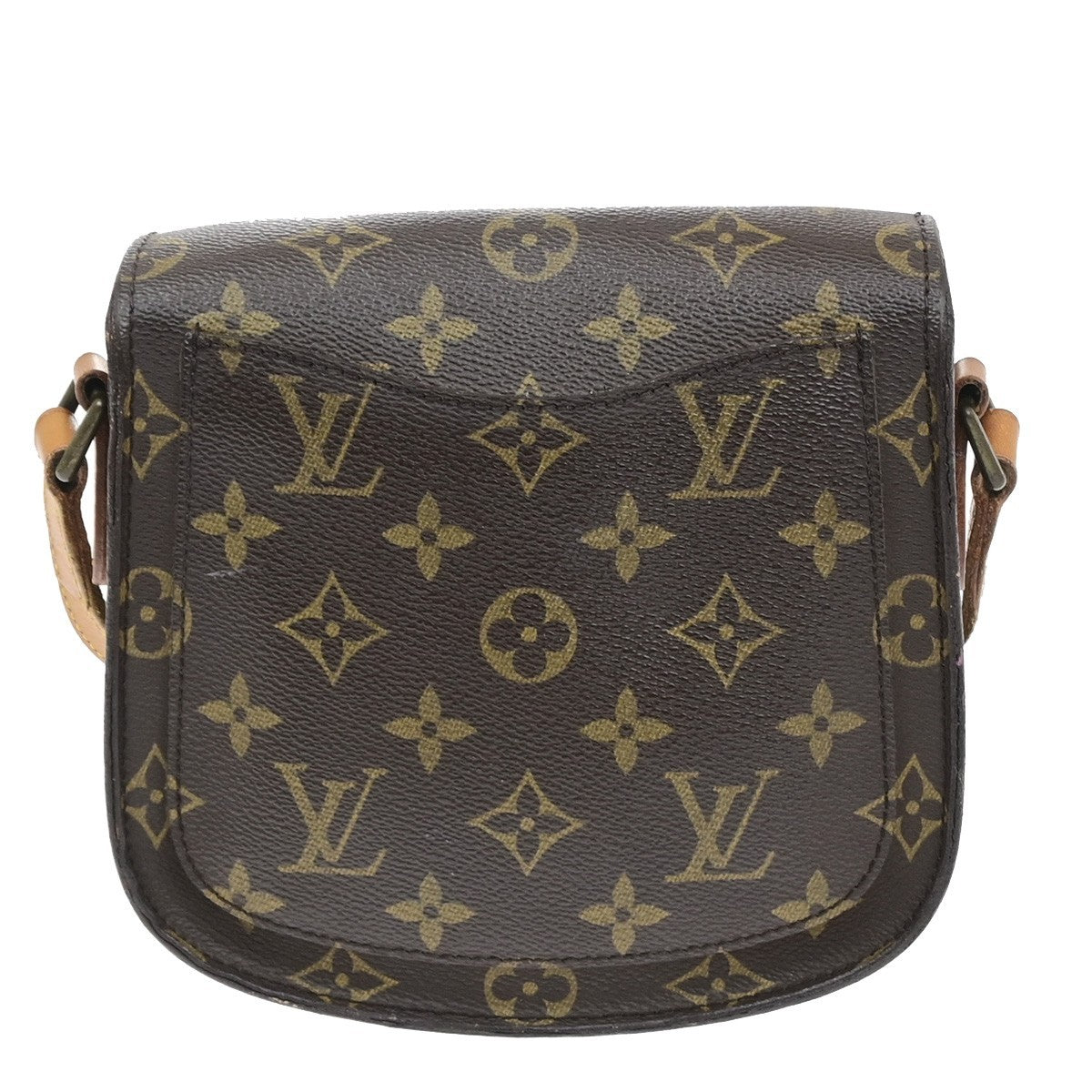 LOUIS VUITTON Mini Saint Cloud Shoulder Bag Monogram Leather BN M51244 35YJ260