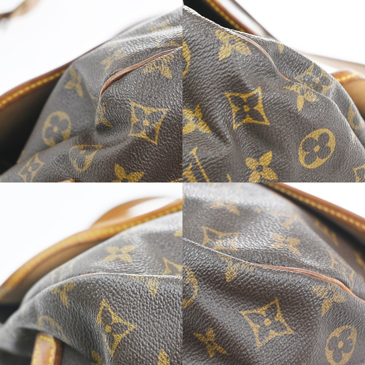 LOUIS VUITTON Saumur 35 Shoulder Bag Monogram Leather BN France M42254 82CA635
