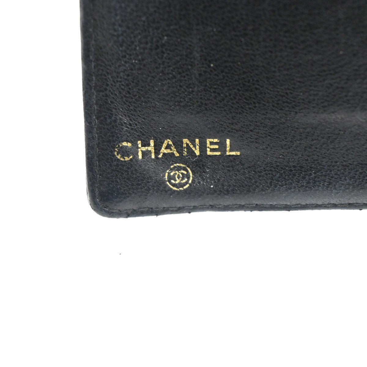 CHANEL CC Bifold Long Wallet  Grained Calfskin Leather BK GHW France 35RL721