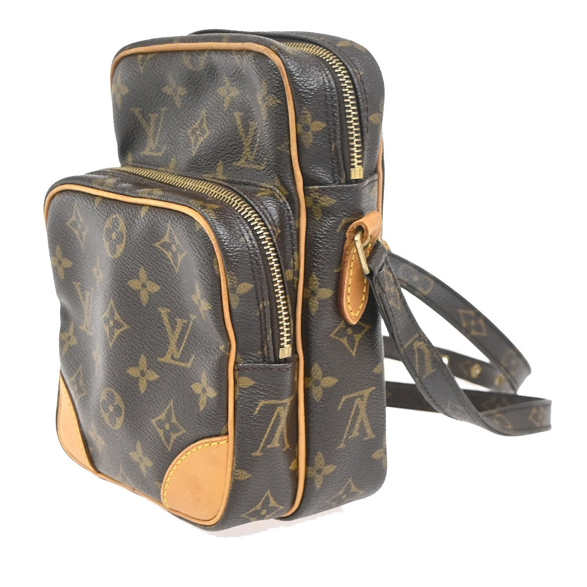 LOUIS VUITTON Amazon Crossbody Shoulder Bag Monogram Leather BN M45236 72KD017