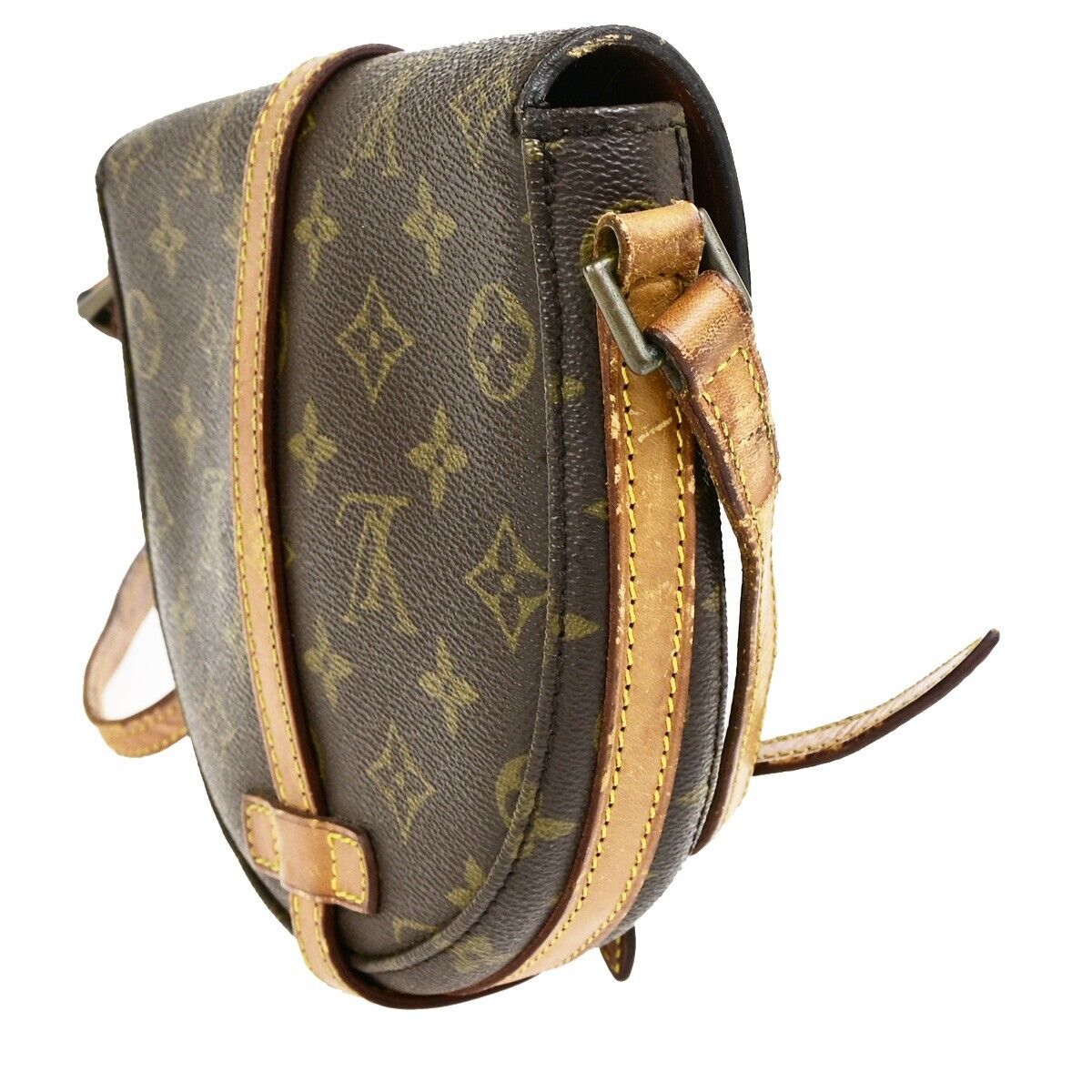 LOUIS VUITTON Chantilly PM Shoulder Bag Monogram Leather Brown M51234 69SJ463