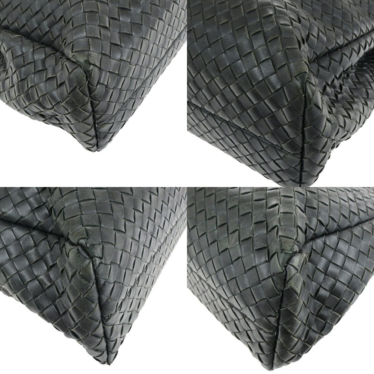 BOTTEGA VENETA Intrecciato Hand Bag Business Bag Leather Gray Italy 31SJ084