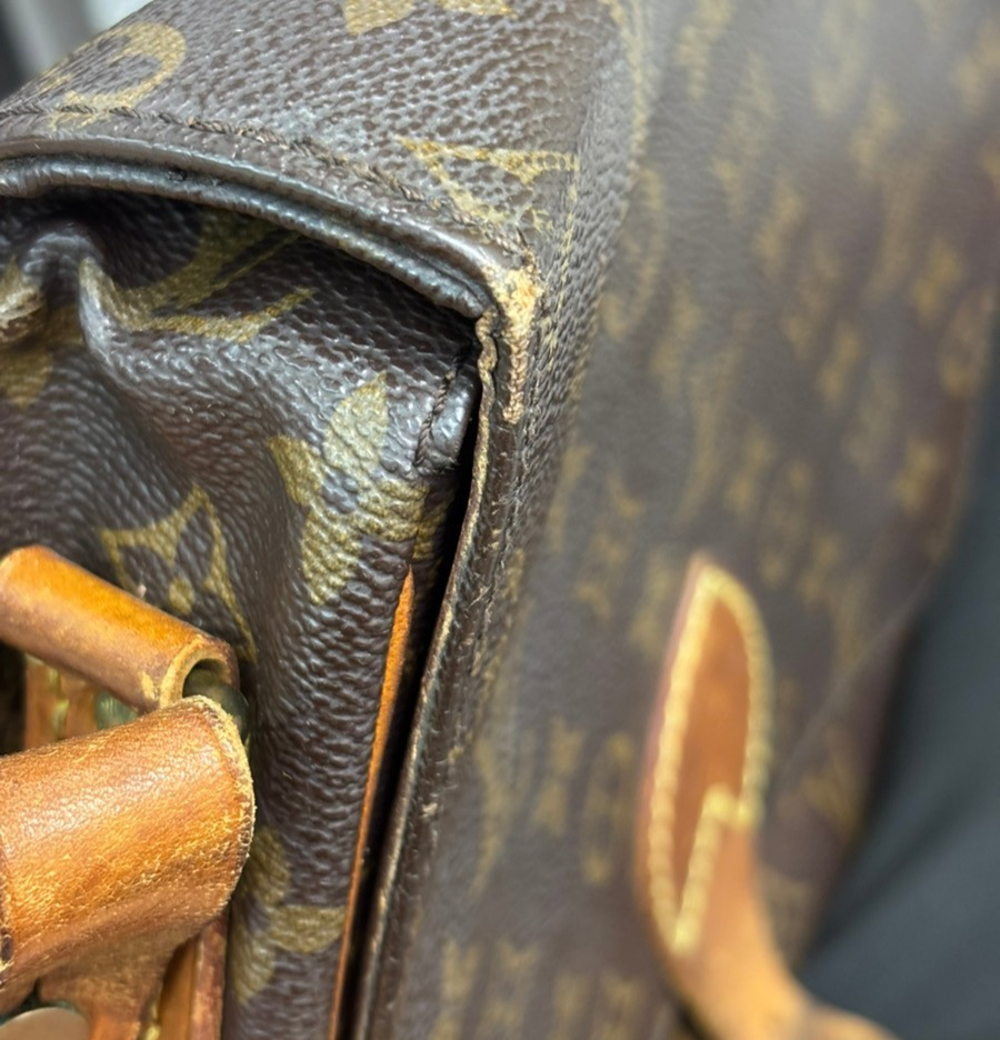 LOUIS VUITTON Cartouchiere GM Shoulder Bag Monogram Leather Brown M51252 64KB581