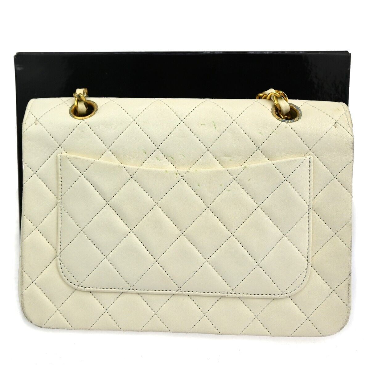 CHANEL CC Matelasse Full Flap Chain Shoulder Bag Leather WE GHW Vintage 617RJ464