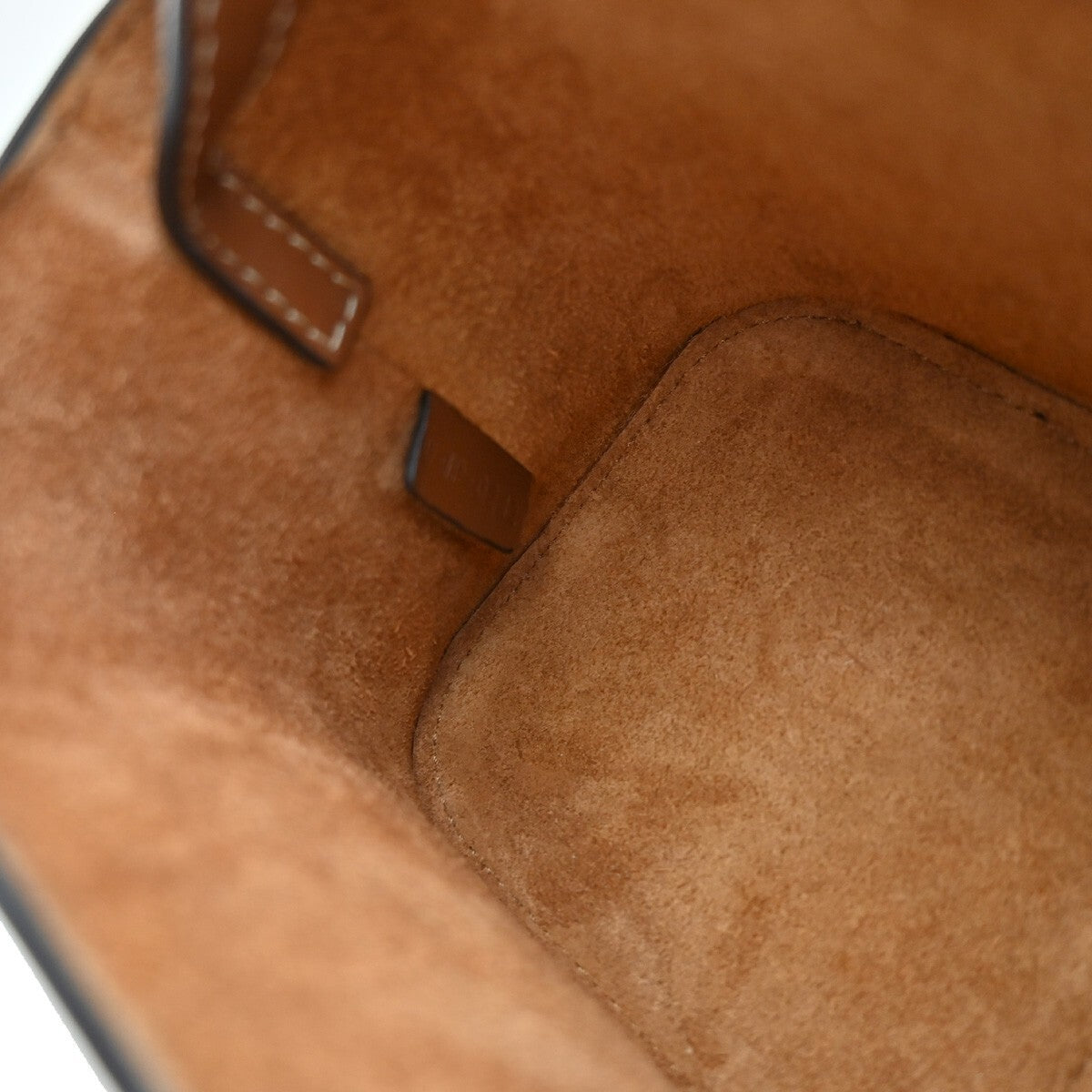 CELINE Logo Cuir Triomphe Small Box Shoulder Bag Leather Brown Italy 665RF311