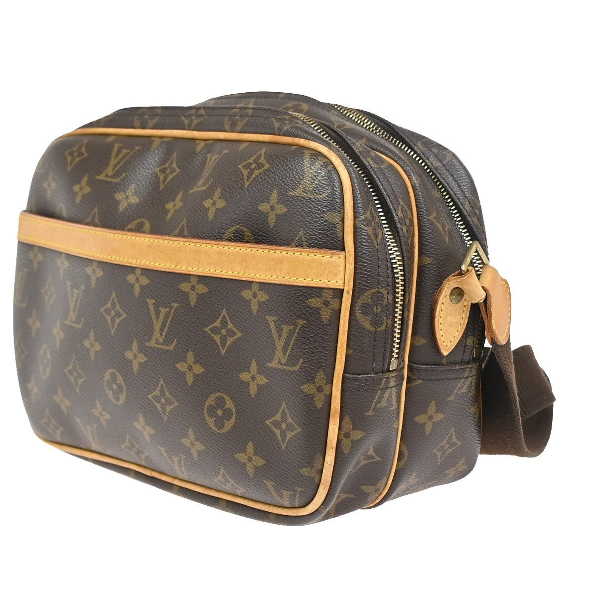 LOUIS VUITTON Reporter PM Crossbody Shoulder Bag Monogram Leather M45254 76TA597