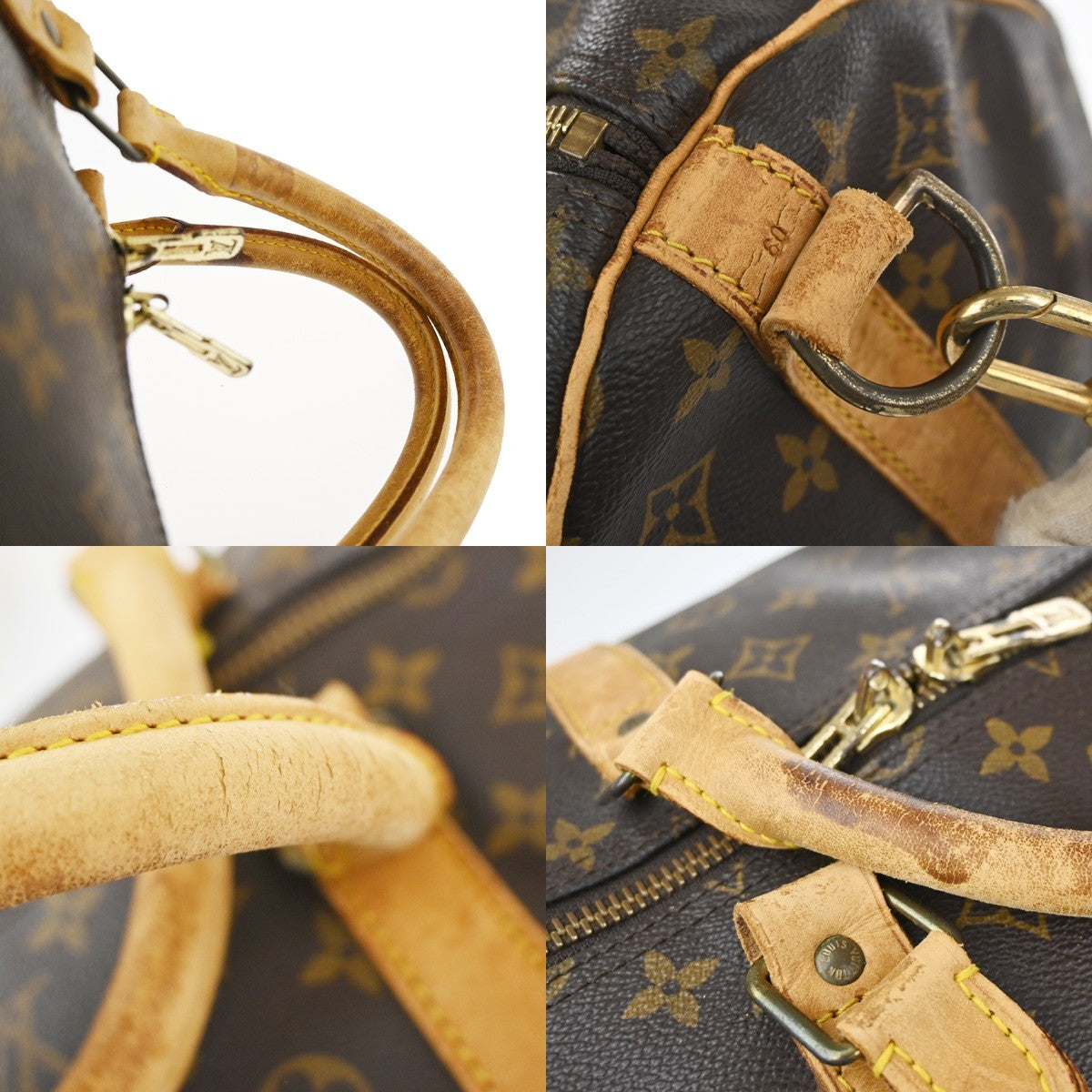 LOUIS VUITTON Keepall Bandouliere 60 2Way Hand Bag Monogram Brown M41412 11YH929