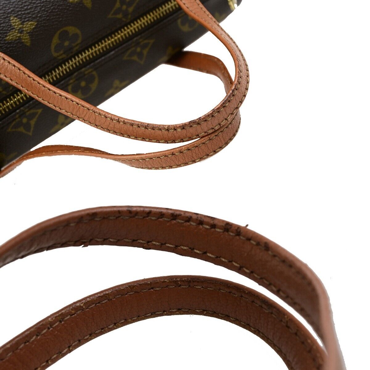 LOUIS VUITTON PAPILLON 26 Hand Bag Monogram Leather Brown France M51366 34ED046