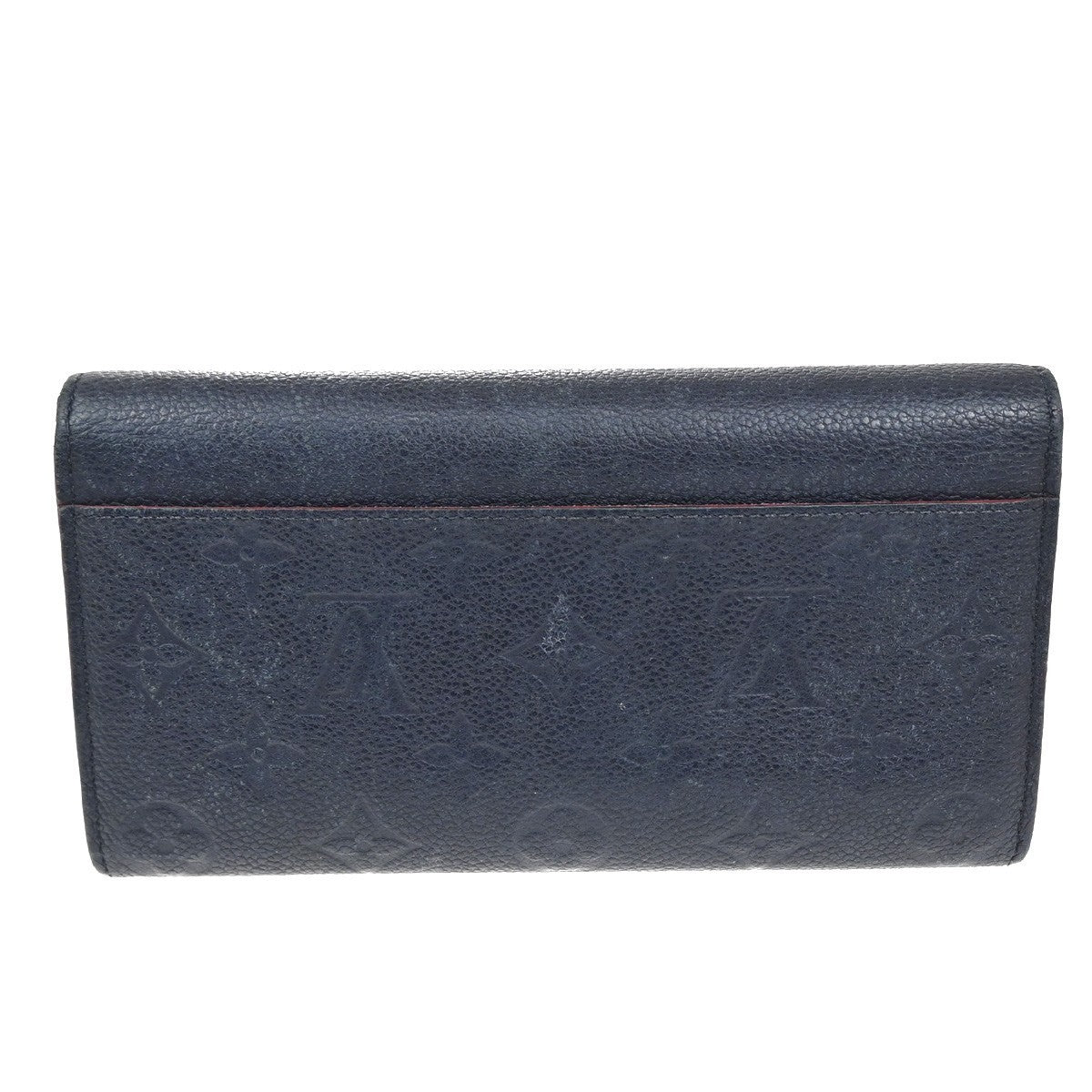 LOUIS VUITTON Portefeuille Sarah Wallet Monogram Empreinte Blue M62125 69MA195