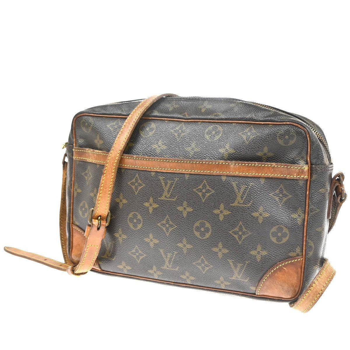LOUIS VUITTON Trocadero 30 Shoulder Bag Monogram Leather Brown M51272 30CA797