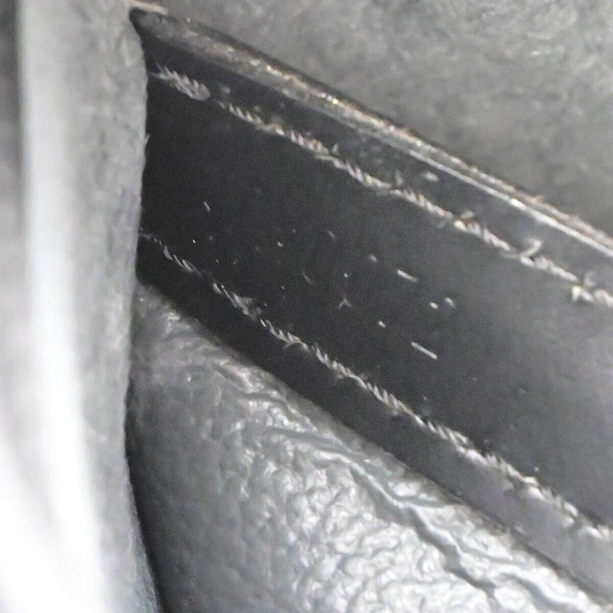 LOUIS VUITTON LV Logo Sorbonne Hand Bag Epi Leather Black France M54512 35ED052