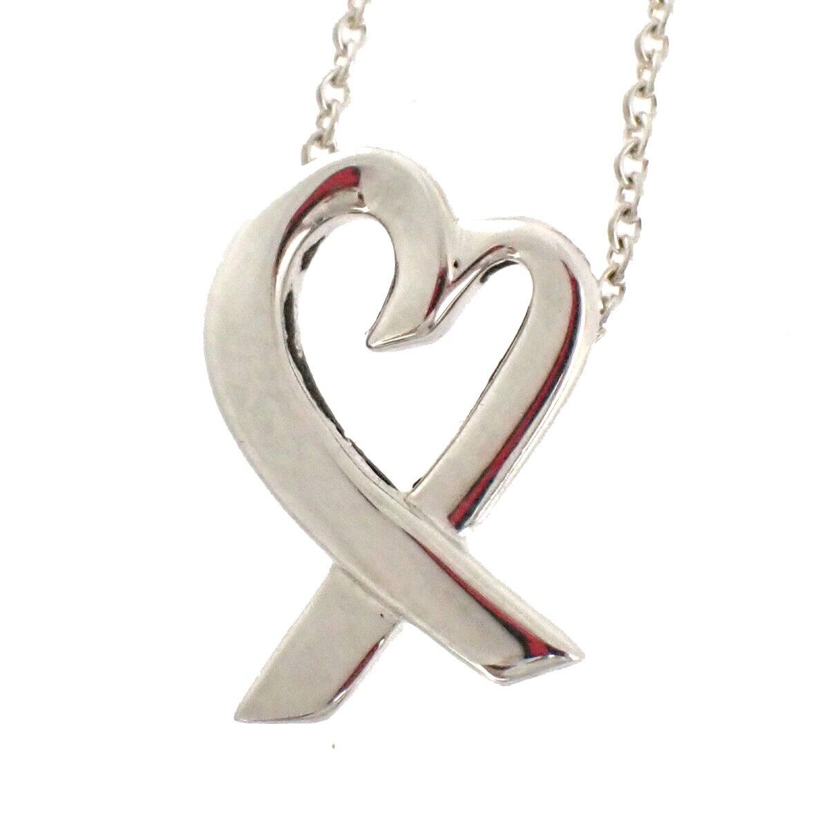 TIFFANY & CO. Loving Heart Paloma Picass Chain Necklace Silver 925 01YA027