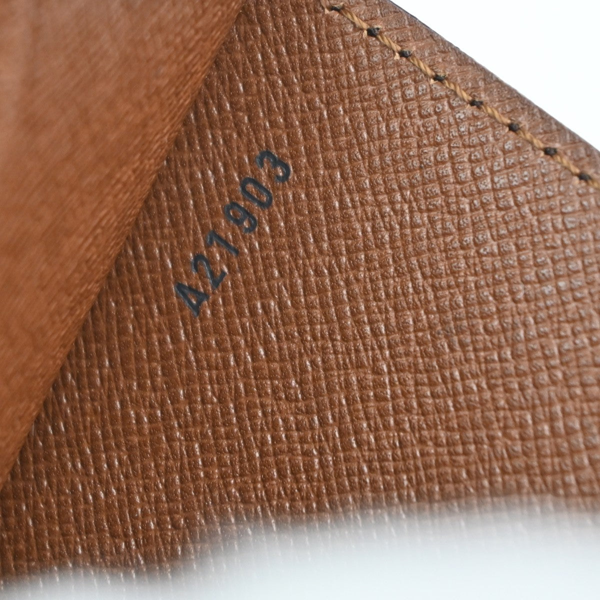 LOUIS VUITTON Concorde Hand Bag Monogram Leather Brown France M51190 70KC476