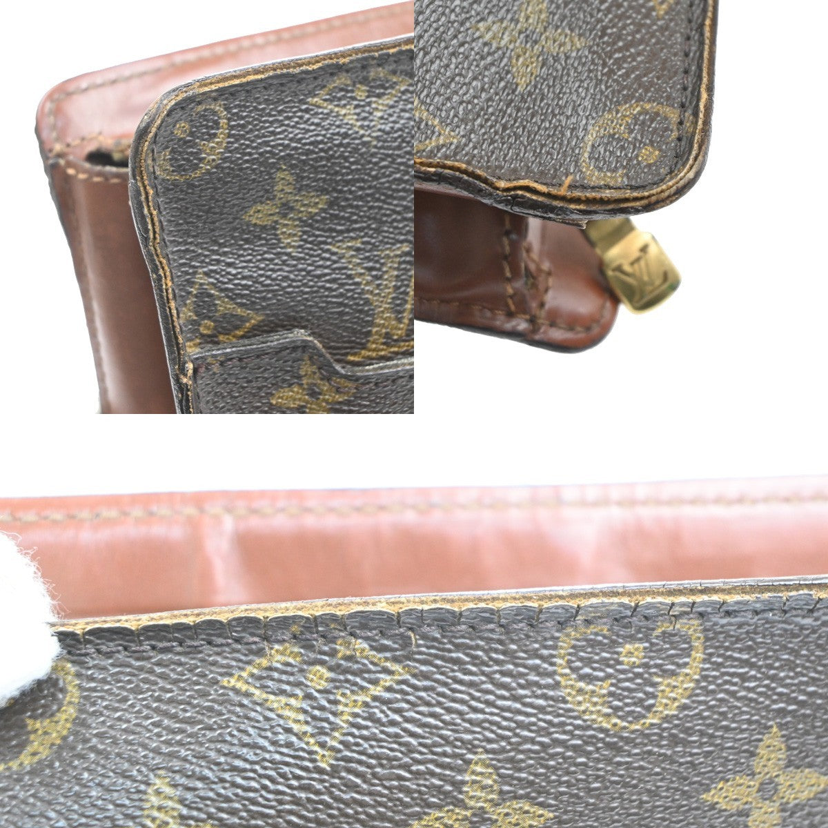 LOUIS VUITTON Pochette Homme Clutch Hand Bag Monogram Leather BN M51795 09MA467