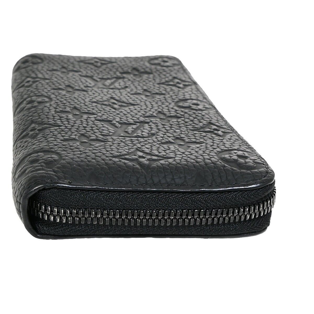 LOUIS VUITTON Zippy Wallet Vertical Wallet Monogram Taurillon BK M69047 15YF079