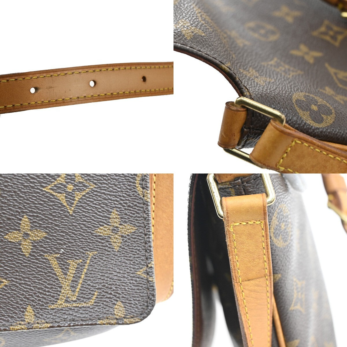LOUIS VUITTON Musette Tango Short Shoulder Bag Monogram Leather M51257 13FB555