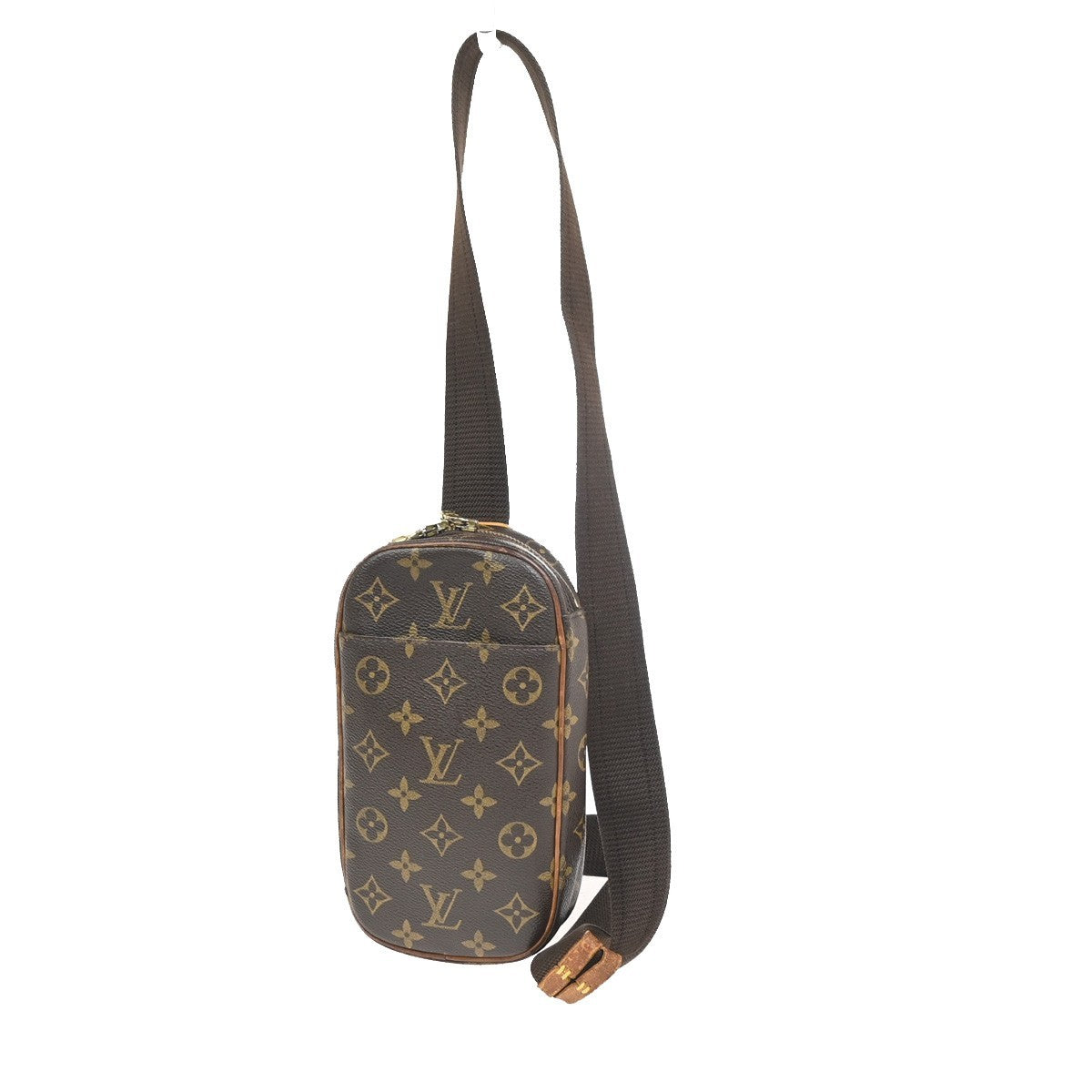 LOUIS VUITTON Pochette Gange Shoulder Bag Monogram Brown Spain M51870 35ZA343