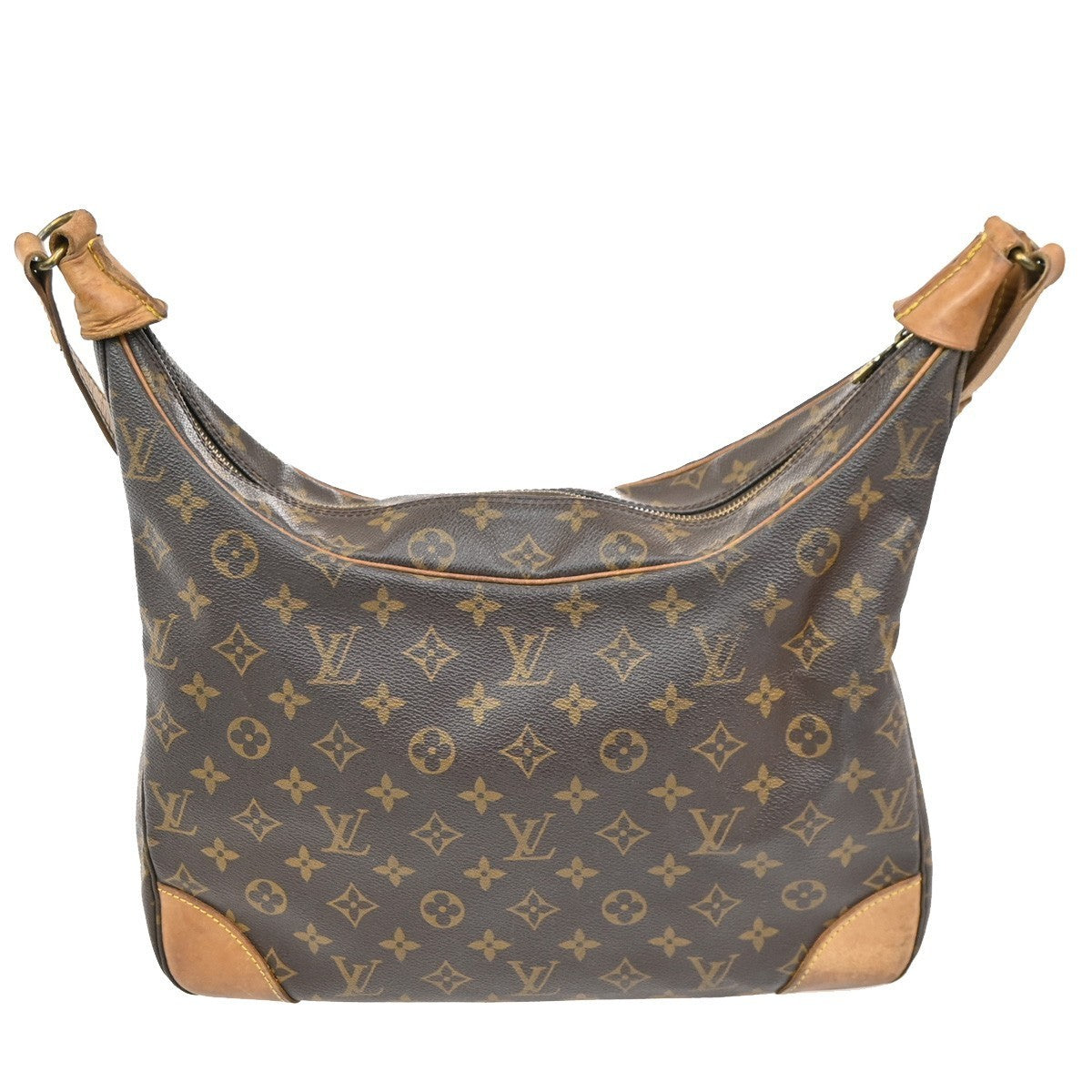 LOUIS VUITTON Boulogne 35 Shoulder Bag Monogram Leather Brown M51260 34MA065