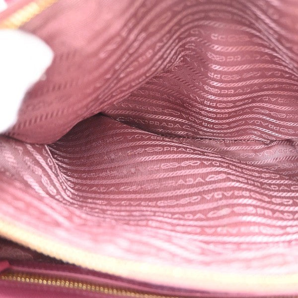 PRADA Galleria 2Way Shoulder Hand Bag Saffiano Leather Pink Italy 11CA830